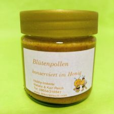 Blütenpollen konserviert im Honig